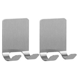 Contemporary Bath Storage Hook For Razors Chargers Stainless Steel Drillless Mounting System Durable Bathroom Organizers