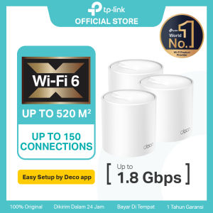 TP-Link Deco X20 Whole Home Mesh WiFi 6 System AX1800 (3 PACK)