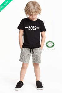 Magister.id KAOS Cipung Anak BOS Kaos Import Anak Laki laki kaos untuk usia 16bulan-10th Murah Lengan Pendek Pakaian anak premium anak Baju anak perempuan karakter animasi terbaru viral
