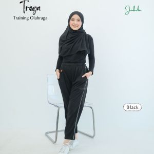 𝐉𝐔𝐇𝐃𝐀 - Celana Training Perempuan Celana Panjang Olahraga Trega
