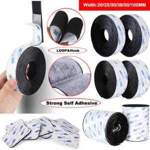 DOUBLE TAPE LAKBAN VELCRO PEREKAT MULTIFUNGSI 1M DOUBLE TAPE PEREKAT SUPER KUAT