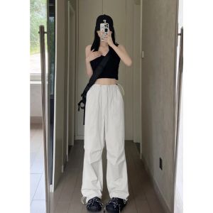 Quần Ống Rộng Nữ Kaki Hàng Đẹp 2 Kiểu Bo gấᴜ 2 Ly Form Xinh Trẻ Trυng Năng Động Phối Với Áo Croptop Đẹp Mê Ni m68
