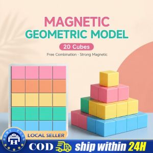 DIY Magnetic Cubes Building Set - STEM Learning Blocks for Kids Early Educational Construction Toy