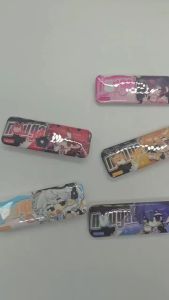 Link Click Merch Gift 6 Pcs Tin Badge Set Xia Fei Chibi Candy Bar Design Pin Anime Birthday Present For Friend Keepsake Idea