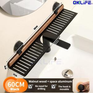 [OKLIFE®]Sink Storage Rack Suction Cup Bathroom Shelf Suction Cup Storage Rack Bathroom Shelf Mirror Shelf