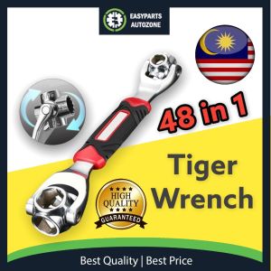 Autozone 48 in 1 Wrench Torque Keys Set Universal Key Ratchet Multitool Tiger Wrench Spanner