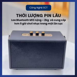 Loa Bluetooth M13 Loa Di Động Bass Khủng Chống Nước Cắm USB Thẻ Nhớ Trực Tiếp Giá Ưu Đãi
