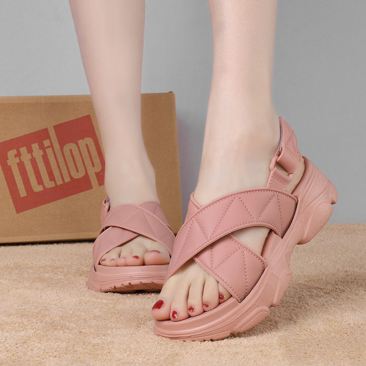 DOSREAL Wedges Sandal Women Korean Style Platform Heel