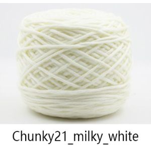 【YIA】 16ply Chunky yarn Soft Milk Cotton 195g crochet knit wool 16 Stands sewing thread Cky A 1