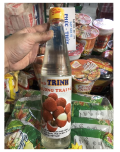 Siro trinh si rô hương vảisiro chai lớn 600ml