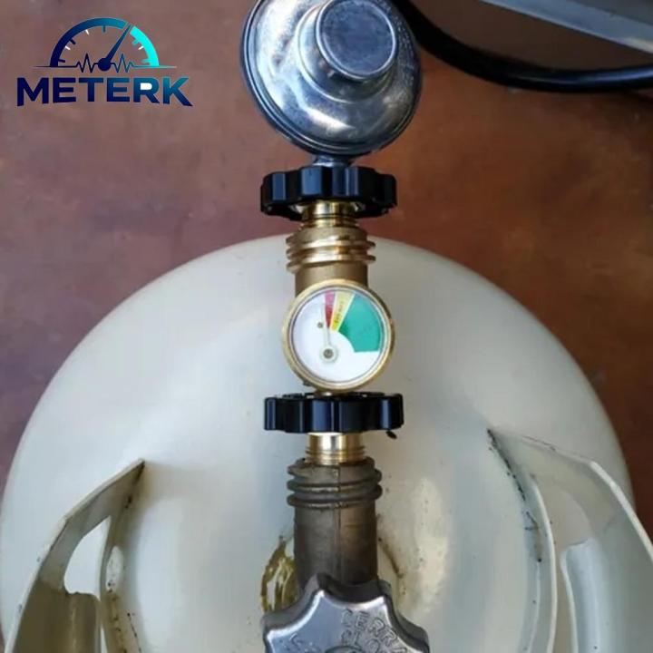 Meterk Propane Tank Adapter Color Coded Dial Leak Detection Function ...