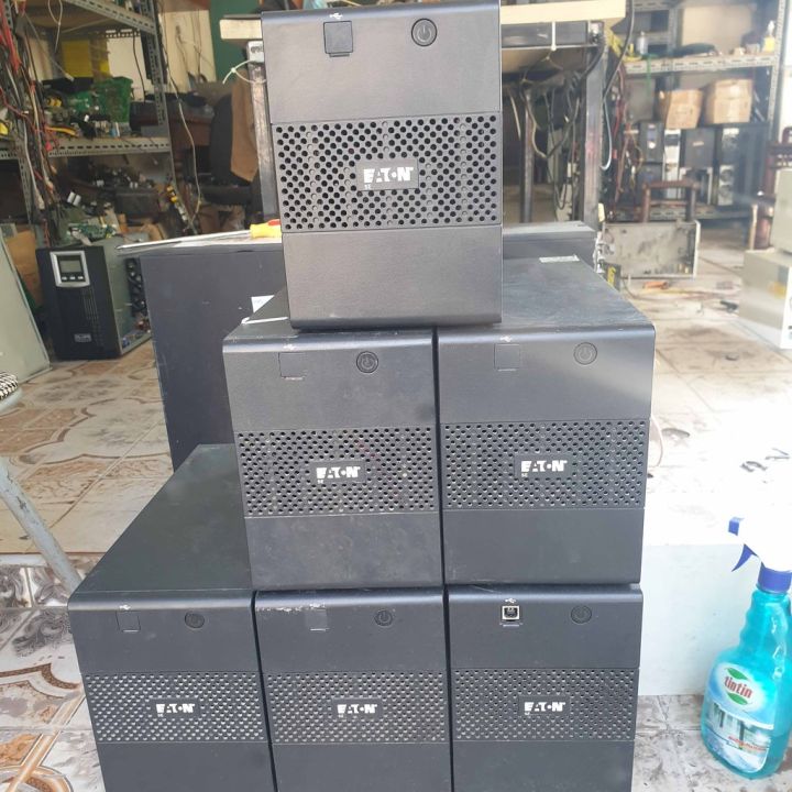 Lưu điện ups Eaton 5E 2000i USB; ups 2000va/1200w máy cũ đã được thay 02 ắc quy mới bảo hành 12 tháng