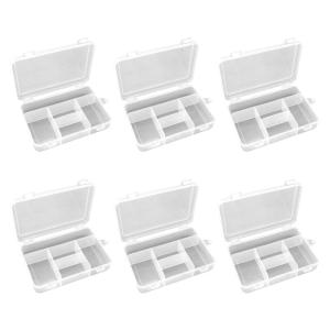 6Pcs See Through Divider Boxes For Efficient Organization Divider Box For Organizing Hardware And Craft Supplies