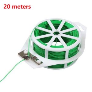 20/50/100M Twist Tie / Garden Twist Tie / Green Coated Wire Twist Tie / Kawat Twist Tie / Kabel Tie Pengikat Tanaman