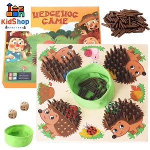 Peg Hedgehog Board Learning Educational Toy Motor Skills Montessori for Toddler Children Party Favors Ages 3+ Birthday G