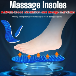 Massage insoles Arch Support Insoles for Men Women Comfort Shock Absorption Massage Shoe Inserts Sport Running Shoe Pad