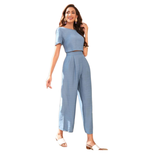 KRISFREE MISTERY GIFT FREE SHIPPING COD Textured Fabric Top and Pants Set Terno - xs to slim large - classy and elegant - timeless classic - timeless piece - casual office or party - classic piece - super kapal ng tela - hindi kayo magsisi - our