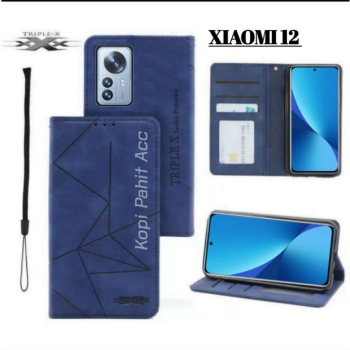 Case Xiaomi 12 Xiaomi 12 Pro Flip Cover Wallet Sarung Hp Casing