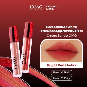 ALL BEST SELLER OMG OMBRE LIPS Paket Ombr3 Oh My Glow Mattelast Lip Cream Mattekiss lipcream