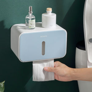 Waterproof Tissue Box Wall Mounted Paper Roll Holder Paper Dispenser For Hotel Home Bathroom Kitchen Toilet Decorations