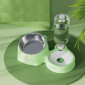 AP AIMAYAPET 2 in1 Pet Feeder Stainless Steel Dog Bowl Cat Food Bowl Cat Water Dispenser Bekas Makanan Kucing狗碗