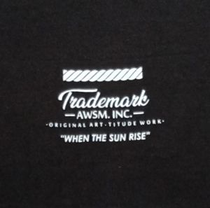 Anyway Kaos Pendek "Trademark" Black 699