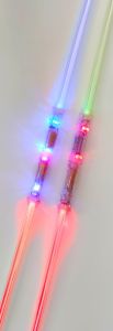 2 Pcs. Star War Attachable Lightsaber Light Saber Sword with LED lights