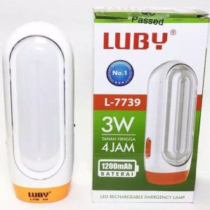 Luby Senter LED Super Terang / Lampu Emergency 2 in 1 - L7739