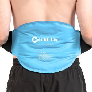 Ice Pack for Back Pain Relief Reusable Lower Back Hot Cold Pack Wrap Lumbar Ice Pack Wrap for Back Injuries Shoulder Knee Elbow Sciatic Nerve Coccyx Tailbone Pain