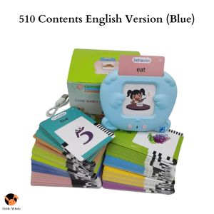 LittleWhite 510 Contents Kids Bilingual Vocabulary Card Learning Machine English Chinese Early Learning Educational 儿童益智早教启蒙卡机双语中英文