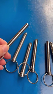 10 cái/gói thép carbon Ballhead Khóa Pin 8x60 mét cho nhanh chóng phát hành và đáng tin cậy cố định