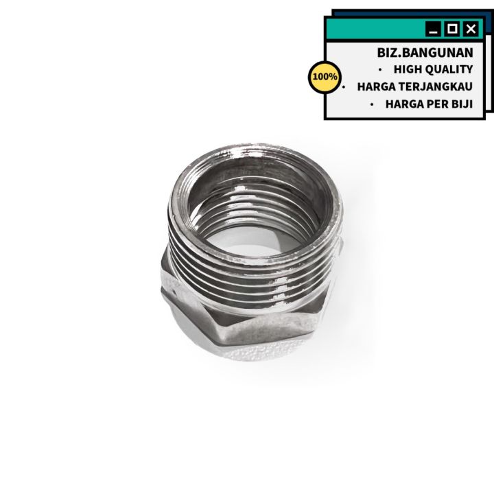 VERLOOP STAINLESS 1/2 X 3/4 - OVERLOOP FOLKRING SOCK NEPEL SAMBUNGAN ...
