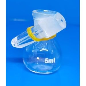 PYCNOMETER DENSITY BOTTLE WITH ONE GROUND CAPILLARY STOPPER HIGH BOROSILICATE GLASS