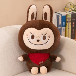 Cervo Ready Stock Cute Rabbit Labubu Plush Toy Doll Girls Rag Doll Cross-border Popular Childrens Birthday Gift