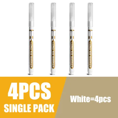 Big Capacity Quick Drying Waterproof Long Tip Marker Pen Long Head Oily Metal Wood Permenant Marker