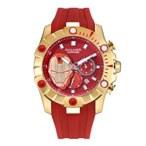 JAM TANGAN BALMER ORIGINAL B 8822 MC-MV IRONMAN IRON MAN - MEN LA - RUBBER - MERAH GOLD - JAMDUNIA JD18 # (TIDAK TERMASUK TSHIRT BALMER) JAM TANGAN BALMER PRIA 8822 + JAM BALMER 8822 JAM BALMER B8822MC-MV JAM BALMER ORIGINAL B.8822MC-MV S003