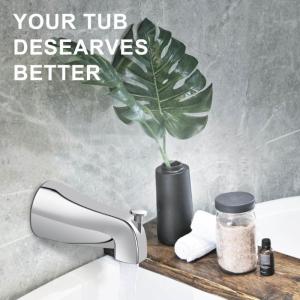 Convenient Pulls Down Bathtub Spouts Bathtub Diverter Temperature Control Tub Fixture Easy Water Flows Adjustment Alloy