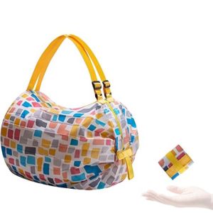 Foldable Large Capacity Portable Reusable Grocery Shopping Bag Sports Travel Shoulder Tote Bag