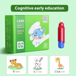 【COD】Magic Doodle Flash Cards Early Educational English Words Alphabets Fruits Character Number