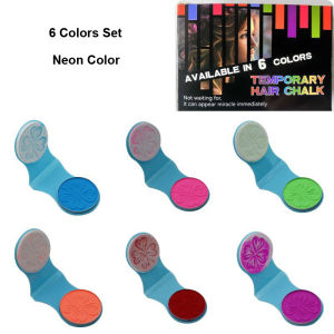 SG Stock 6/12 Colors DIY Temporary Hair Chalk Dye Comb Soft Pastel Party Color Hair Kit