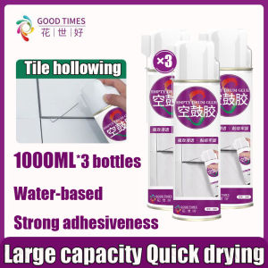 High capacity🔥Tiles Adhesive Glue Tile Glue Strong Adhesive 1000ML For Tile Hollow Drum Ceramic Tile Gap Filler And Repair Floor Tile Hollow Drum Glue Ceramic Tile Hollowing Repair Tiles Glue Repair Floor Tiles Grout Sealant With Tool