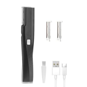 Electric Facial Exfoliator for Women 2 Speed Vibrate Dermaplaning Face Razor for Peach Fuzz Exfoliation & Body Hair Removal with 2 Replace Blades.