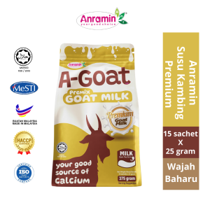 ANRAMIN Susu Kambing Premium (15 Sachet x 25 gram)
