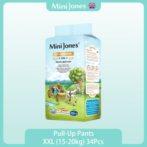 MiniJones Baby Ultrathin Pull Up Pants Diapers 360 Degree Protection Efficient Absorption No Urine Leakage Dry Comfortable Soft Skin Friendly Non Allergic