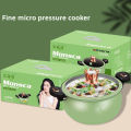 Stainless Steel Pressure Cooker Non-Stick Cooker Cooking Vegetables Micro Pressure Cooker. 