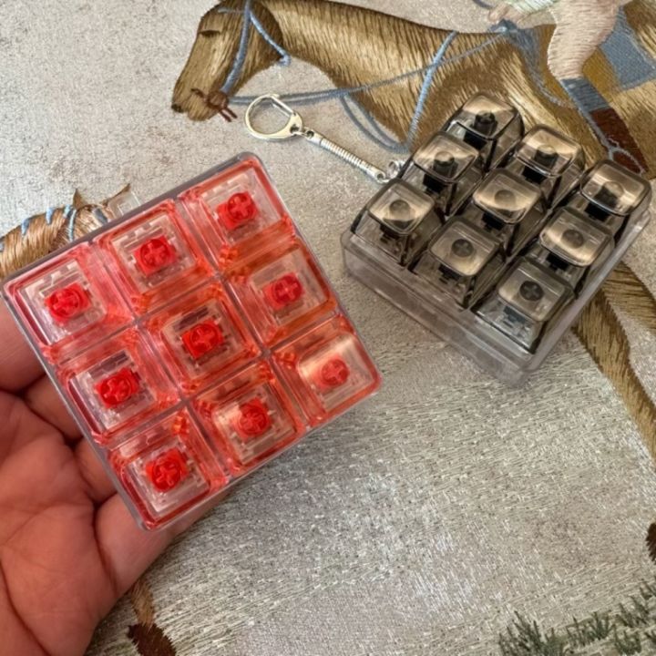 PAN6303936269%20DIY%20Keyboard%20Fidget%20Keychain%20Keycap%20Keys%20Button%20Clicker%20Toy%20%209Keys%20Pinch%20Toy%20Adult%20-%20Image%205