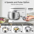 Inssa x Simplus Stand Mixer 5L Large Desktop Food Mixer With Stainless Steel Bowl Multi-function 1300W Baking Egg Beater Blender. 