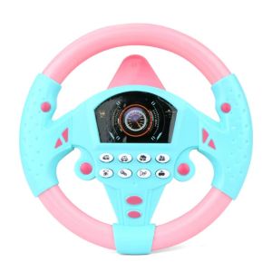 YIYU STUDIO Đa chức năng Đồ chơi vô lăng mô phỏng Montessori Xoay 360 ° Vô Lăng âm nhạc phi công Đồ chơi xe hơi lái xe Mô phỏng Đồ chơi mô phỏng lái xe ô tô Đồ chơi trẻ em