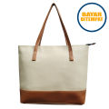 Wikwik Store Totebag Wanita / Totebag Kulit / Totebag Murah / Tote bag / Tas Wanita / Kombinasi 1 Cream. 