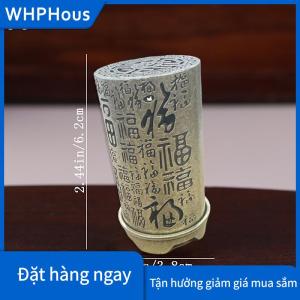 WHPHous Hợp kim Lư Hương chủ xi lanh vuông dọc hương trong nhà hương liệu trang trí nhà Trung Quốc inense đầu đốt